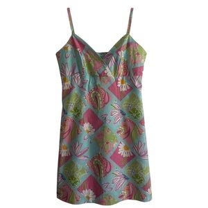 Lilly Pulitzer Adios Patch Cotton Slip Sundress 6